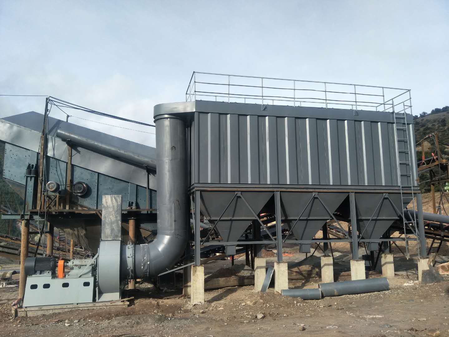 鐵選廠破碎機除塵器