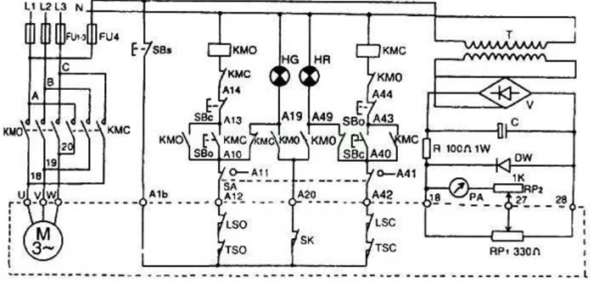 閥門電動裝（zhuāng）置控製箱電氣原理圖內部（bù）檢查及檢修